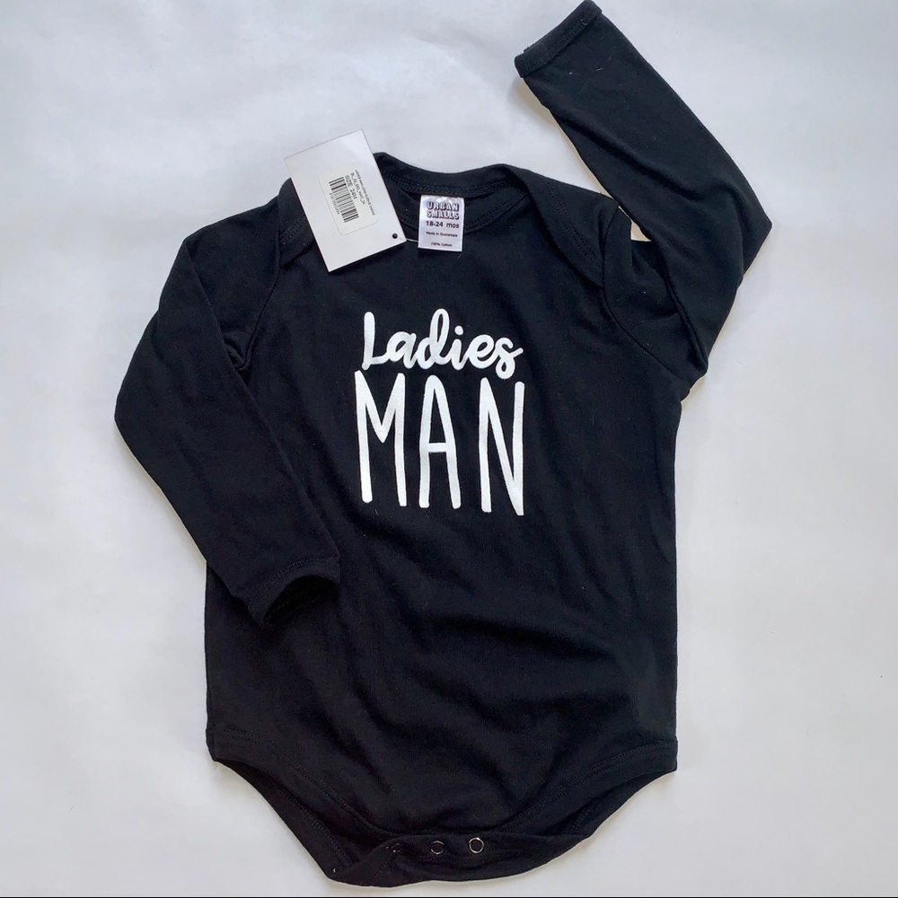 Ladies Man Onesie, Brand New!